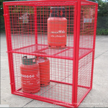 pulverbeschichtet 12 x 19 kg Gasflasche Mesh Security Käfig Lagerung